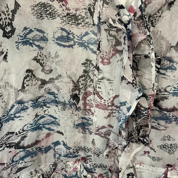 IRO Reopam Open-back Ruffled Blouse. Size 36/Small. - Picture 5 of 10